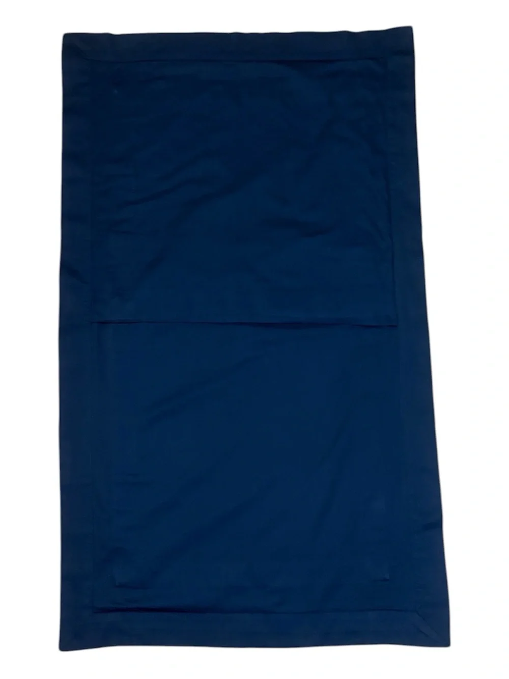 Boll & Branch Hemmed Set of 2 King Pillow Shams Blue White Insert Organic Cotton